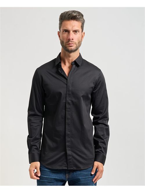 Men's Armani Exchange long sleeve cotton shirt ARMANI EXCHANGE | XM001867-AF10192UC001
